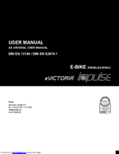 Victoria Impulse Series User Manual