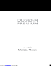DUGENA Premium 70 000 82 Instruction Manual