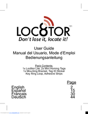 Loc8tor Lite User Manual