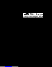 Allied Telesis AT-FS716E Installation Manual