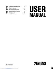 Zanussi ZFU27401WA User Manual