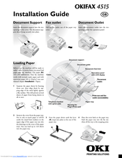 Oki KIFAX 4515 Installation Manual