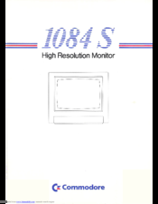 Commodore 1084s Manual