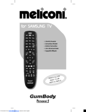 MELICONI GumBody Personal 1 Instruction Booklet