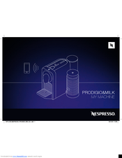 Nespresso Prodigio&milk D75 Instruction Manual