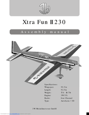 3W Xtra Fun II 230 Assembly Manual