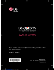 LG EG96 series Owner's Manual