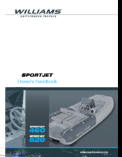 Williams SportJet 520 Owner's Handbook Manual