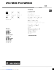 Ariston PC 640 N T X AUS Manuals | ManualsLib