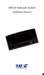 URC Total Control MFS-8 Installation Manual
