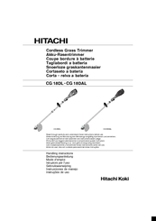 Hitachi CG 18DL Handling Instructions Manual