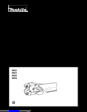 Makita 9902 Instruction Manual