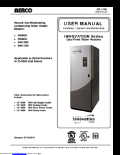 Aerco INNOVATION INN1060 User Manual