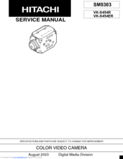 Hitachi VK-S454ER Service Manual
