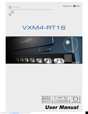 Concept Pro VXM4-RT16 User Manual