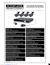 Konig SEC-DVR504 Manual