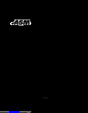 ASM P2390 Operating Instructions Manual