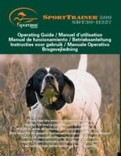 SportDOG SportTrainer 500 SDT30-11227 Operating Manual