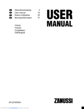 Zanussi ZFU27400WA User Manual