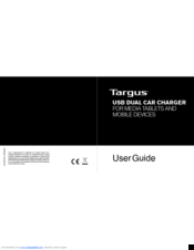 Targus APD0502EU User Manual