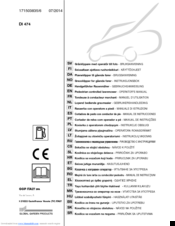Ggp Italy DI 474 Operator's Manual