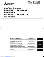 Mitsubishi Electric PKH-FAK Installation Manual