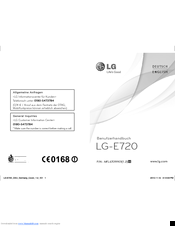 LG E720 User Manual
