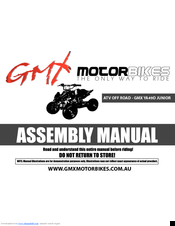 GMX YA49D JUNIOR Assembly Manual