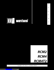 Vetus RCM2 Operation Manual And Installation Instructions