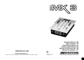 JBSYSTEMS Light USB MX 3 Operation Manual