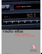 Seat Radio Elba Owner's Manual