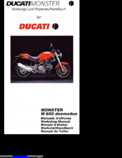 Ducati MONSTER M 600 desmodue Workshop Manual