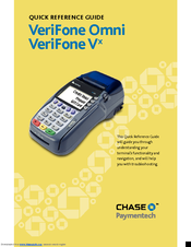 Chase Verifone VX Quick Reference Manual