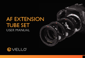 Vello AF EXTENSION TUBE SET User Manual