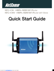 NetComm NTC-40W Quick Start Manual