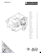 Kärcher HDS 801 D Instruction Manual