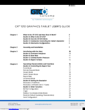 GTCO CalComp CR-1212 User Manual