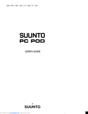 Suunto PC POD User Manual