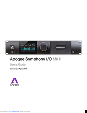 Apogee symphony i/o mk II User Manual