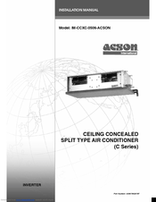 Acson IM-CCXC-0506-ACSON Installation Manual