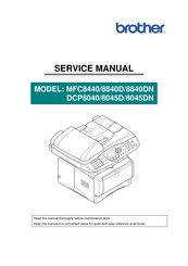 Brother DCP-8040 Service Manual