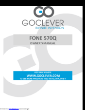 Goclever FONE 570Q Owner's Manual
