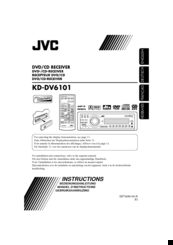 JVC KD-DV6101 Instructions Manual