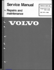 Volvo B 17 Service Manual