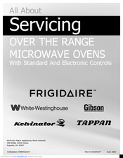 Frigidaire CFMV152KW Servicing Manual