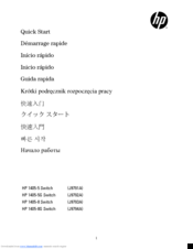 HP 1405-5 Quick Start Manual