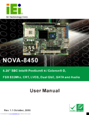 IEI Technology NOVA-8450 User Manual