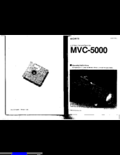 Sony MVC-5000 Operating Instructions Manual