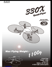 GAUI 330X Quad-Flyer Manual