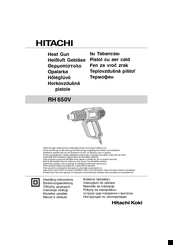 Hitachi RH 650V Handling Instructions Manual